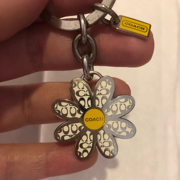 Coach Accessories - Coach Daisy Flower Key Ring / Bag Charm
